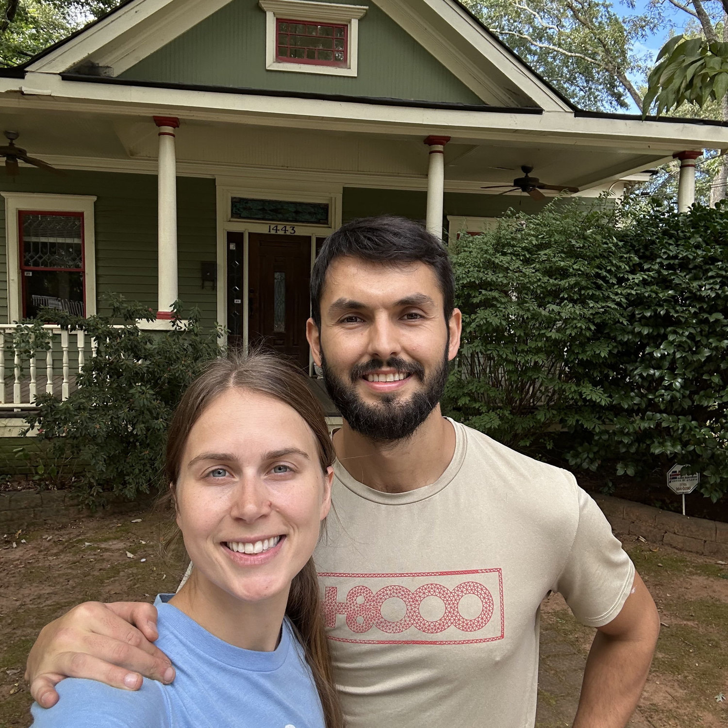 Our first apartment together in Atlanta :)