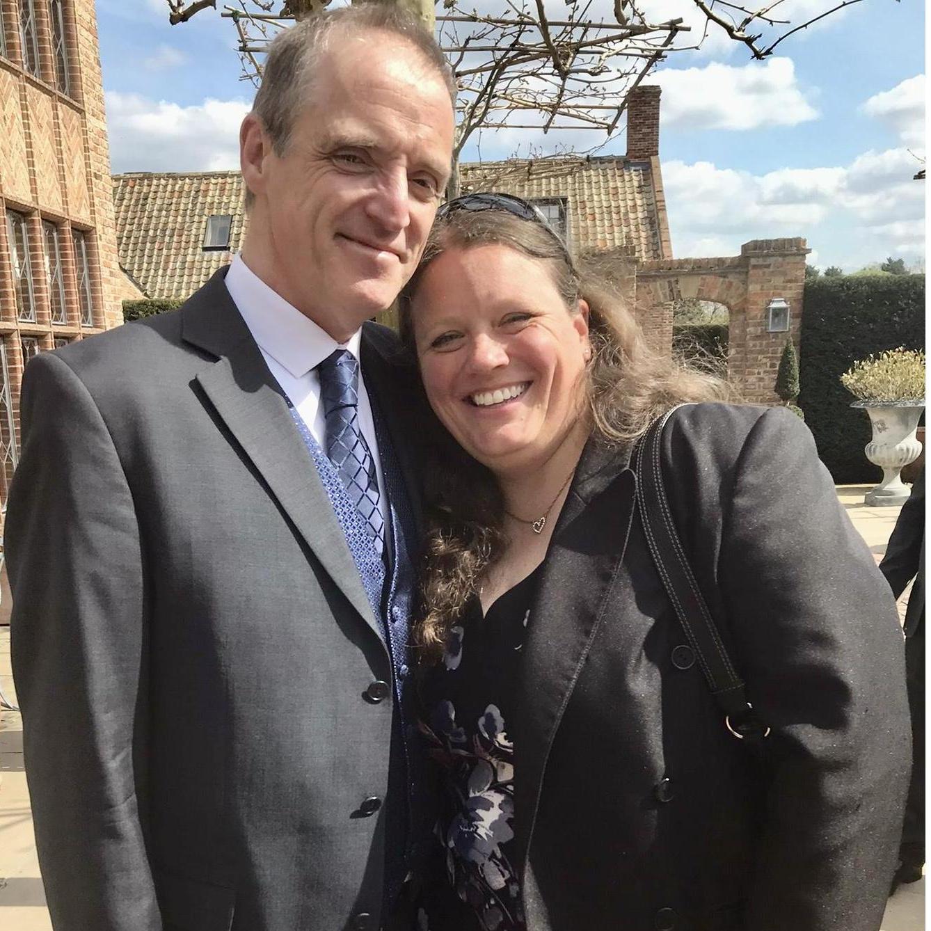 At a family wedding April 2022