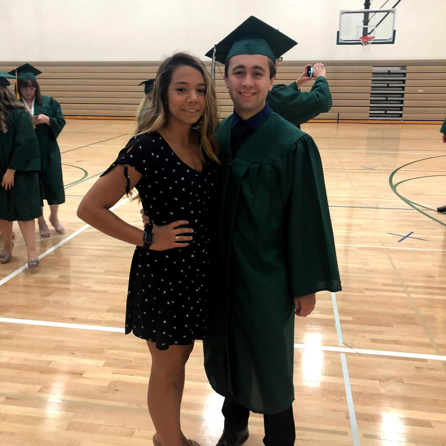 Kobe's HS graduation, 2019.