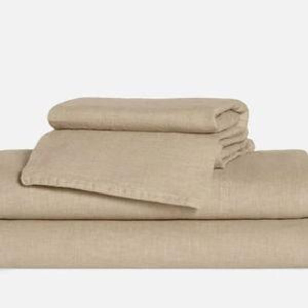 Washed Linen Core Sheet Set