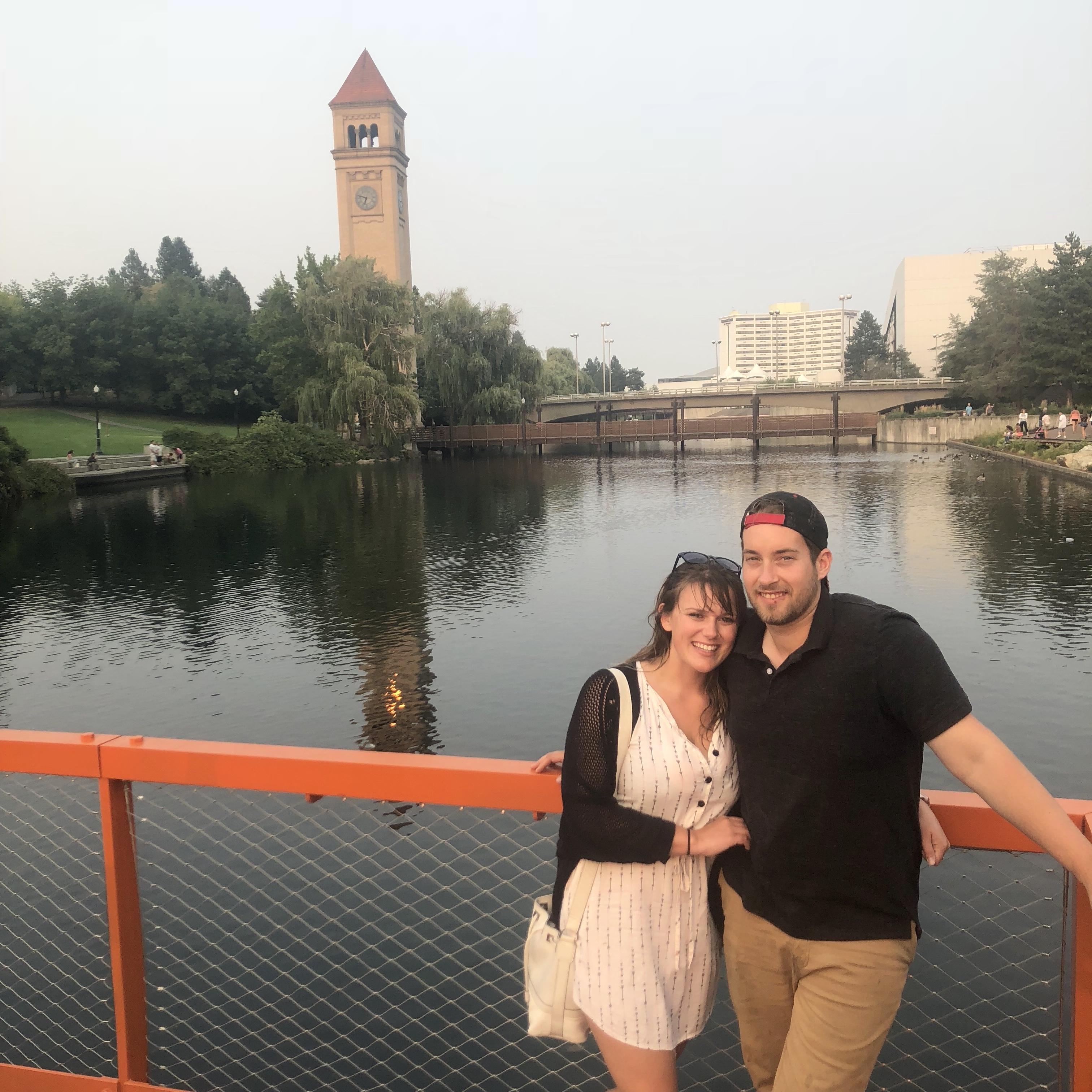 One year into dating, we took a big leap and moved across Washington to Spokane together, and I started medical school!