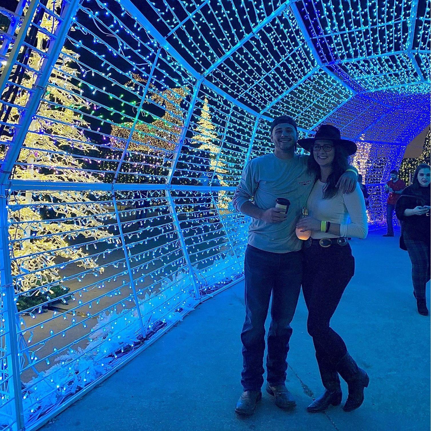 Spectacular Christmas light event. Dallas, TX.