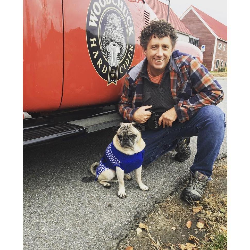 At the boys' favorite cider factory in Vermont!