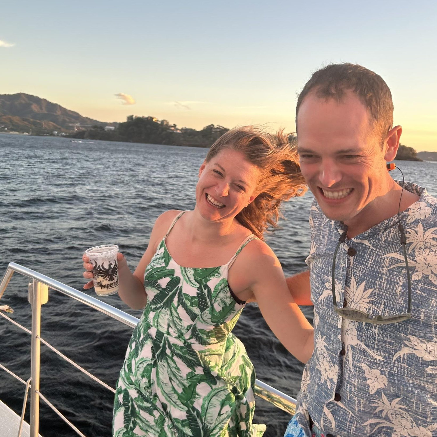 One of the many outtakes during golden hour on the catamaran in Costa Rica