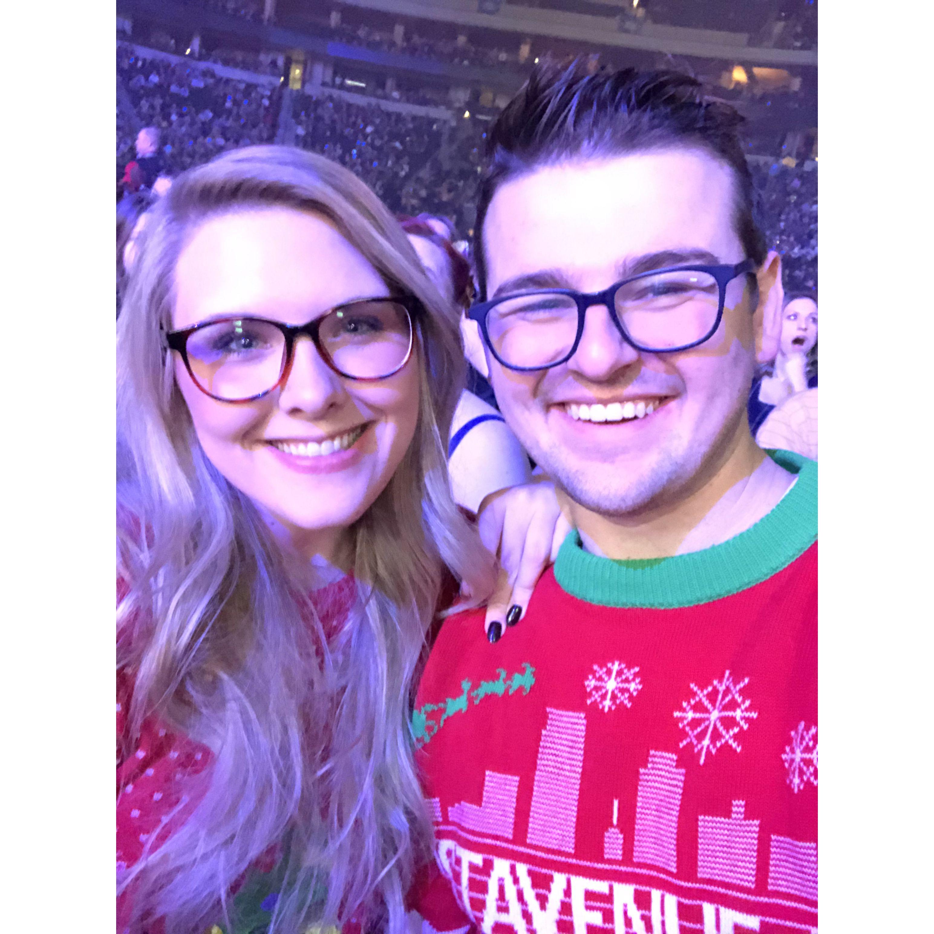 Floor seats at Jingle Ball!