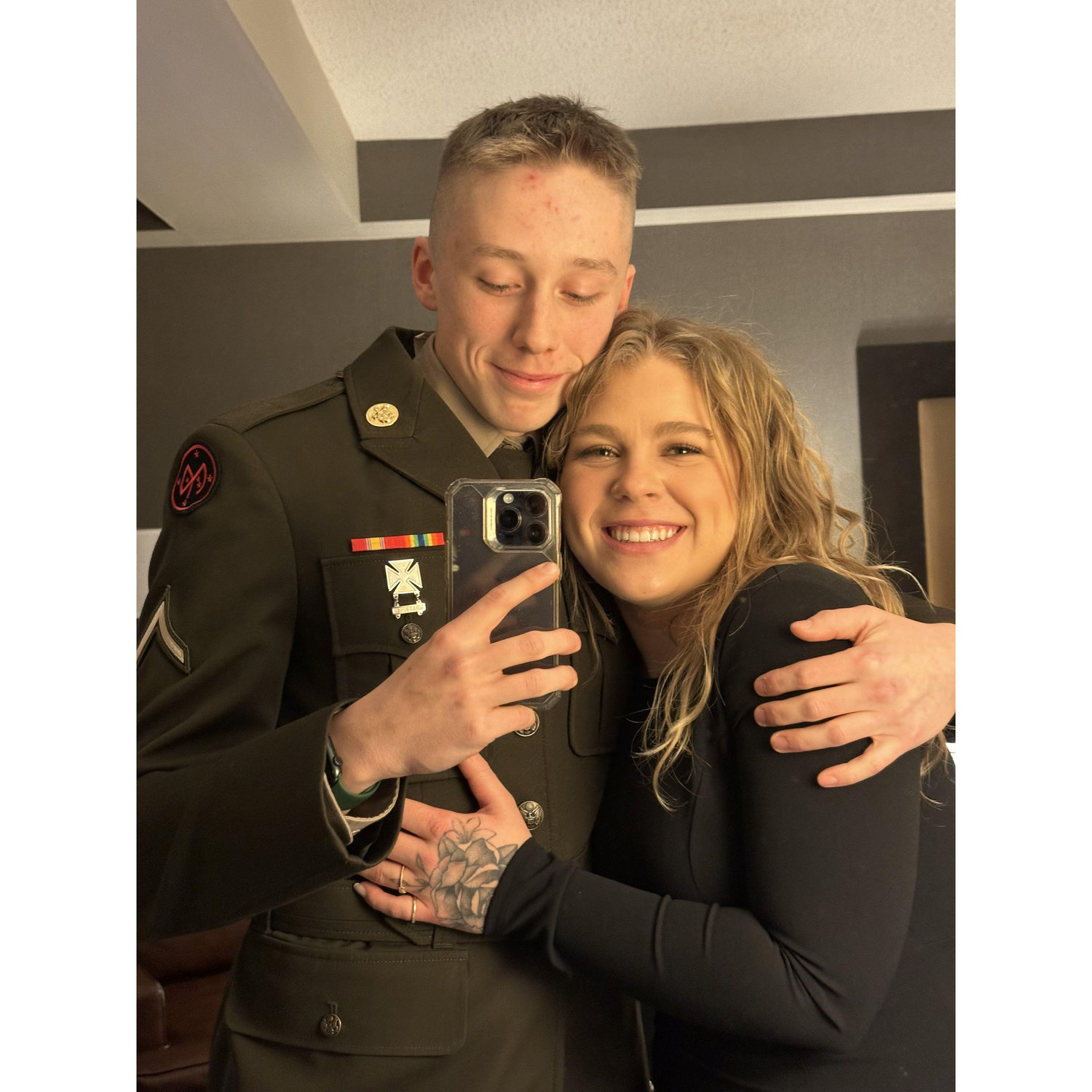 Our first time at a military ball!