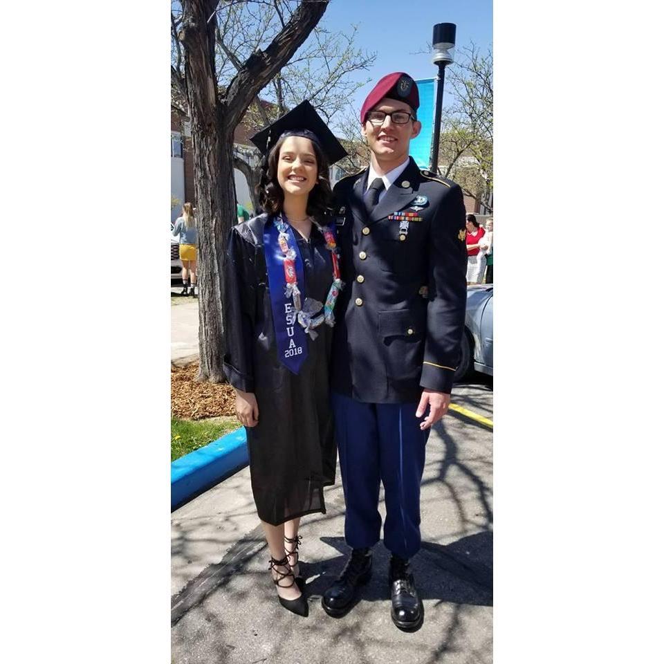 Graduation, one week after we started dating