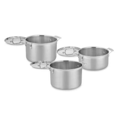 Cuisinart® MultiClad Pro 12-Quart Triple-Ply Stainless Stock Pot with Lid