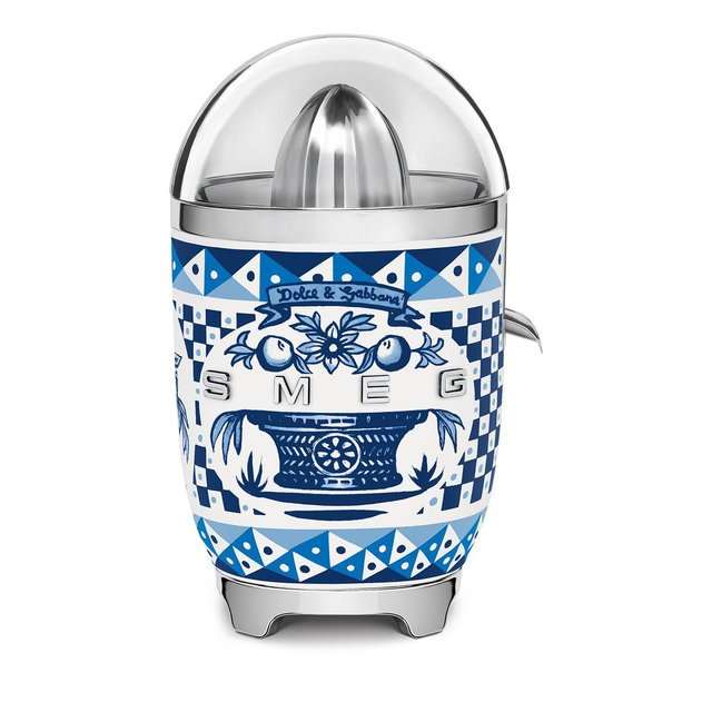 Smeg Dolce & Gabbana 50's Retro Style Aesthetic Blu Mediterraneo Citrus Juicer