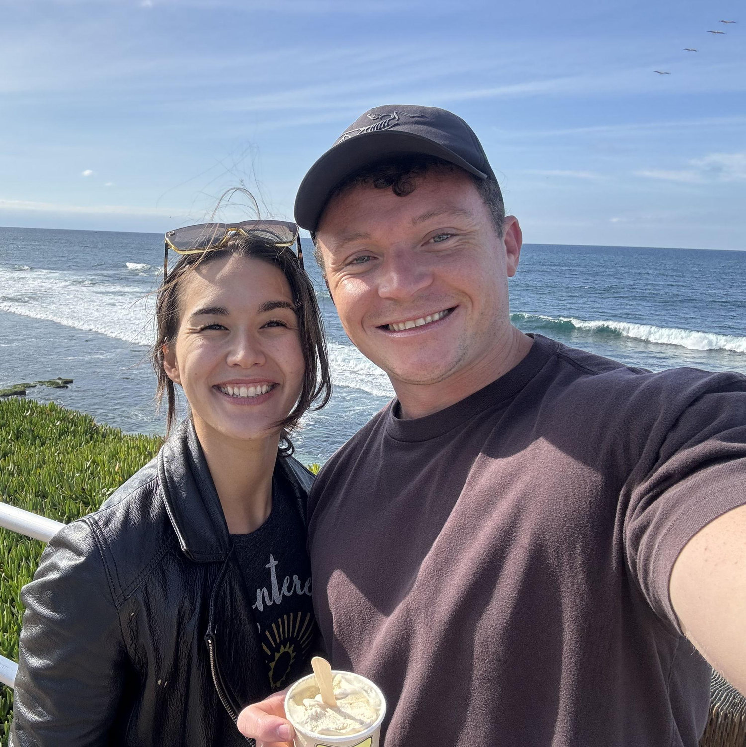 On our days off, we love to take walks and taking advantage of the California coast.