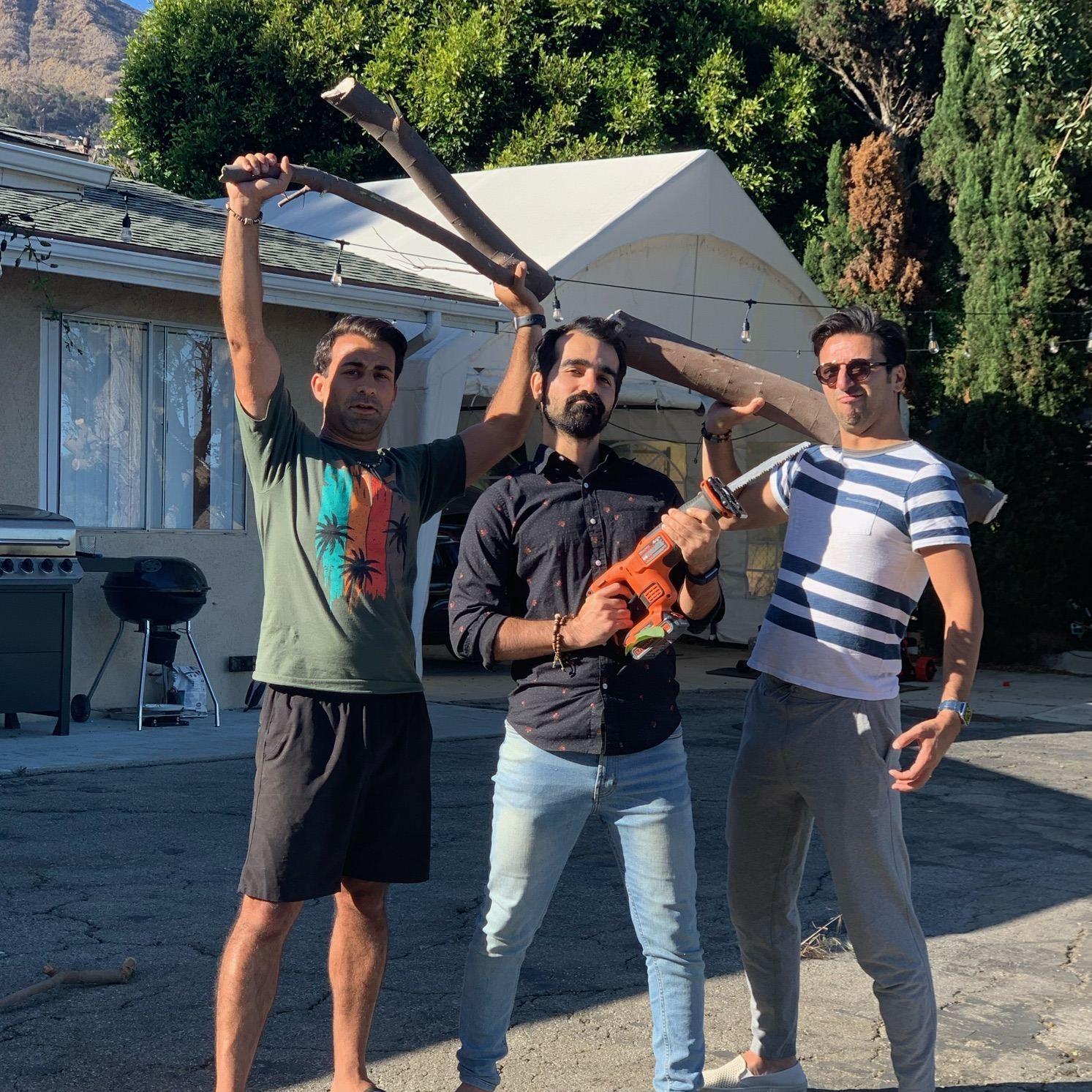 Watch out Italy these guys take down trees while drinking