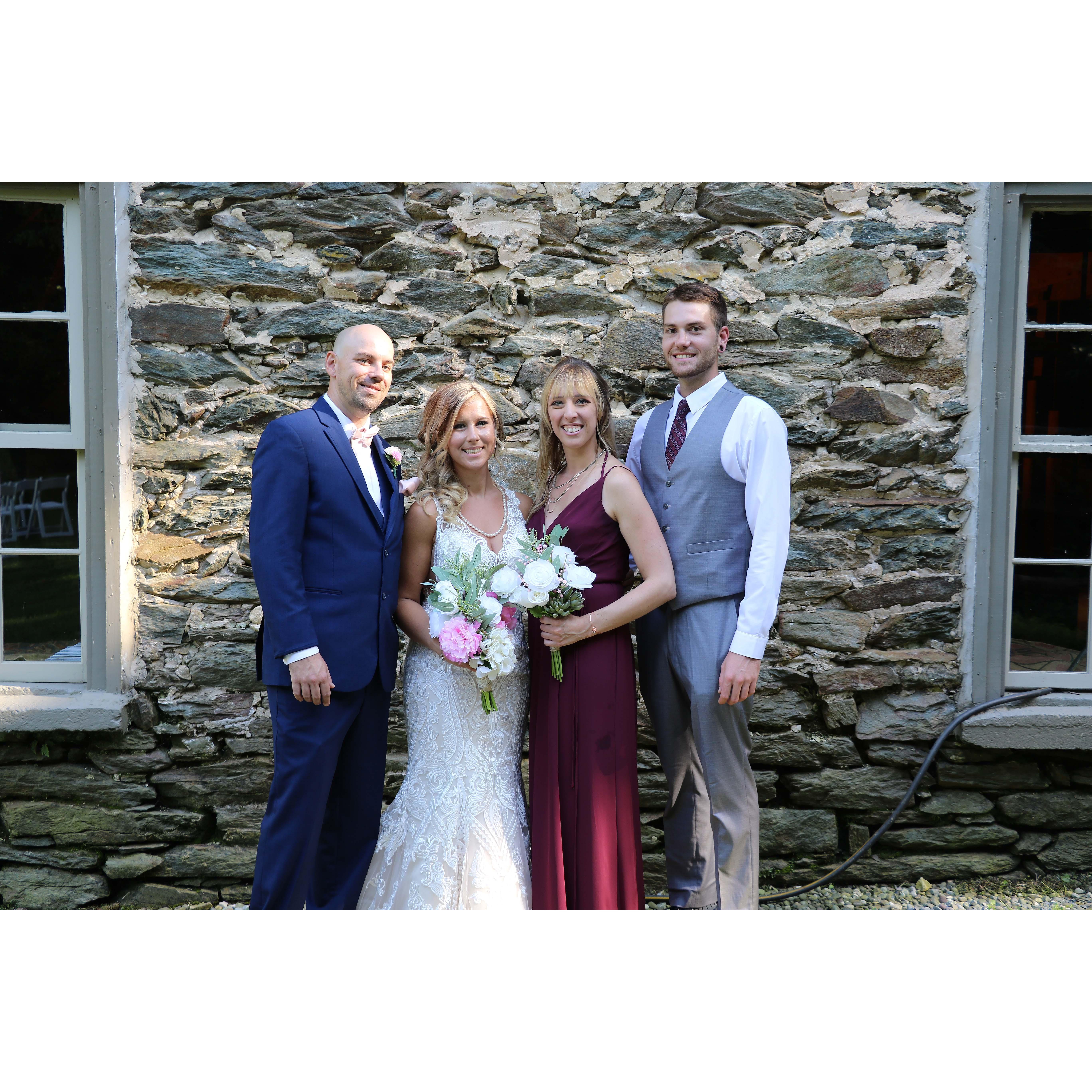 Erika was a bridesmaid in Brittany's wedding. Brittany is Erika's Matron of Honor.