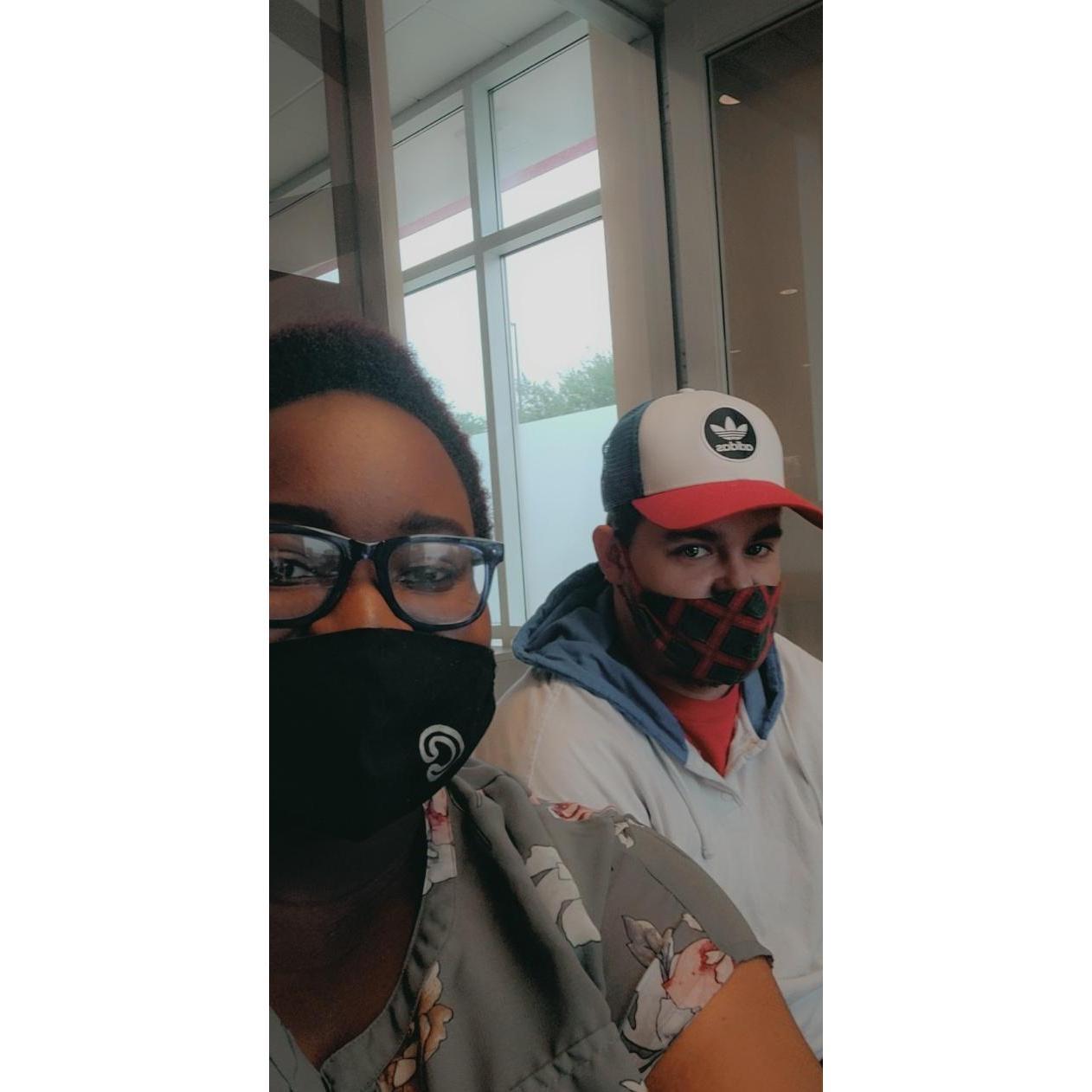 Opening up our joint account before the big move in day!