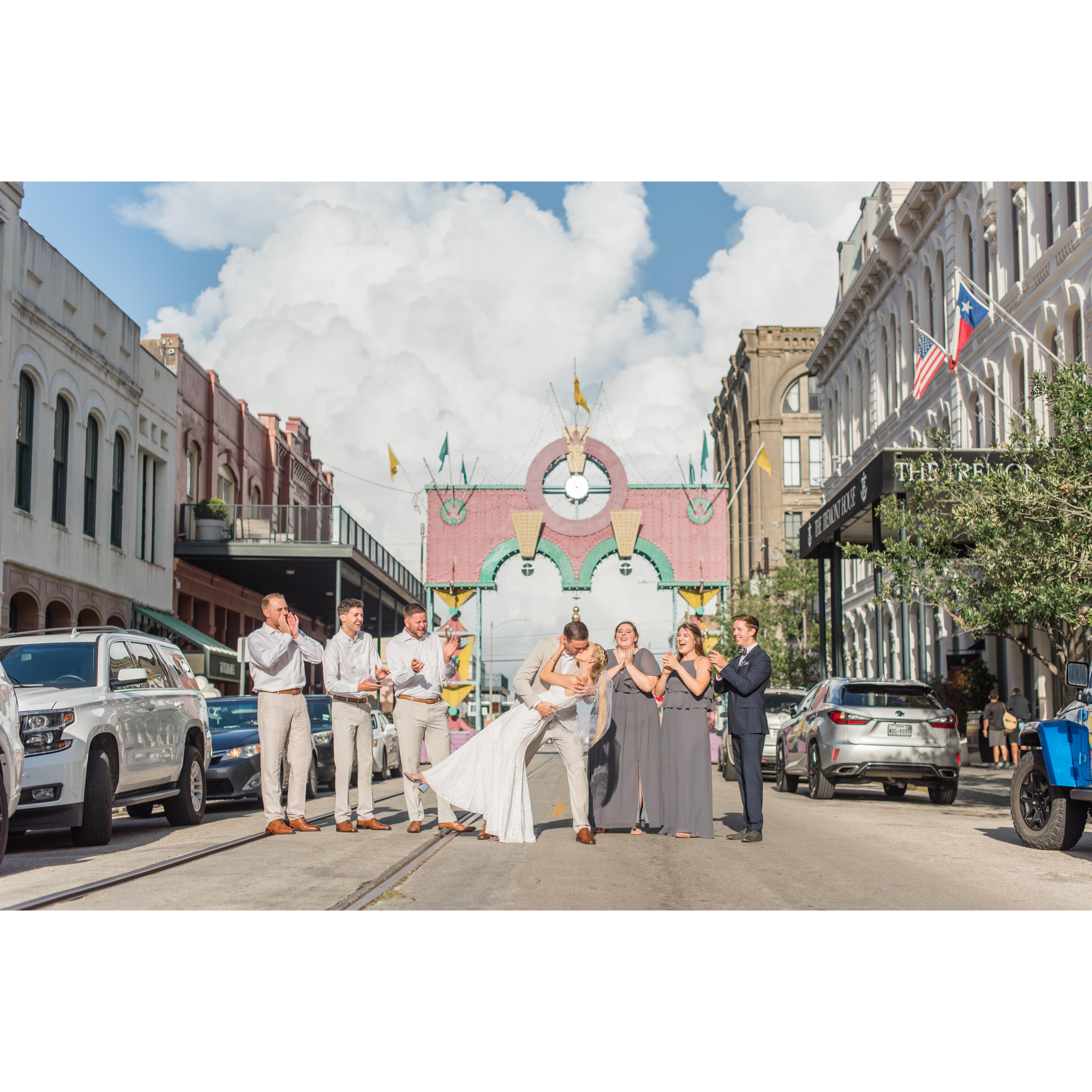 Mardi Gras arches at the Tremont 7/18/20