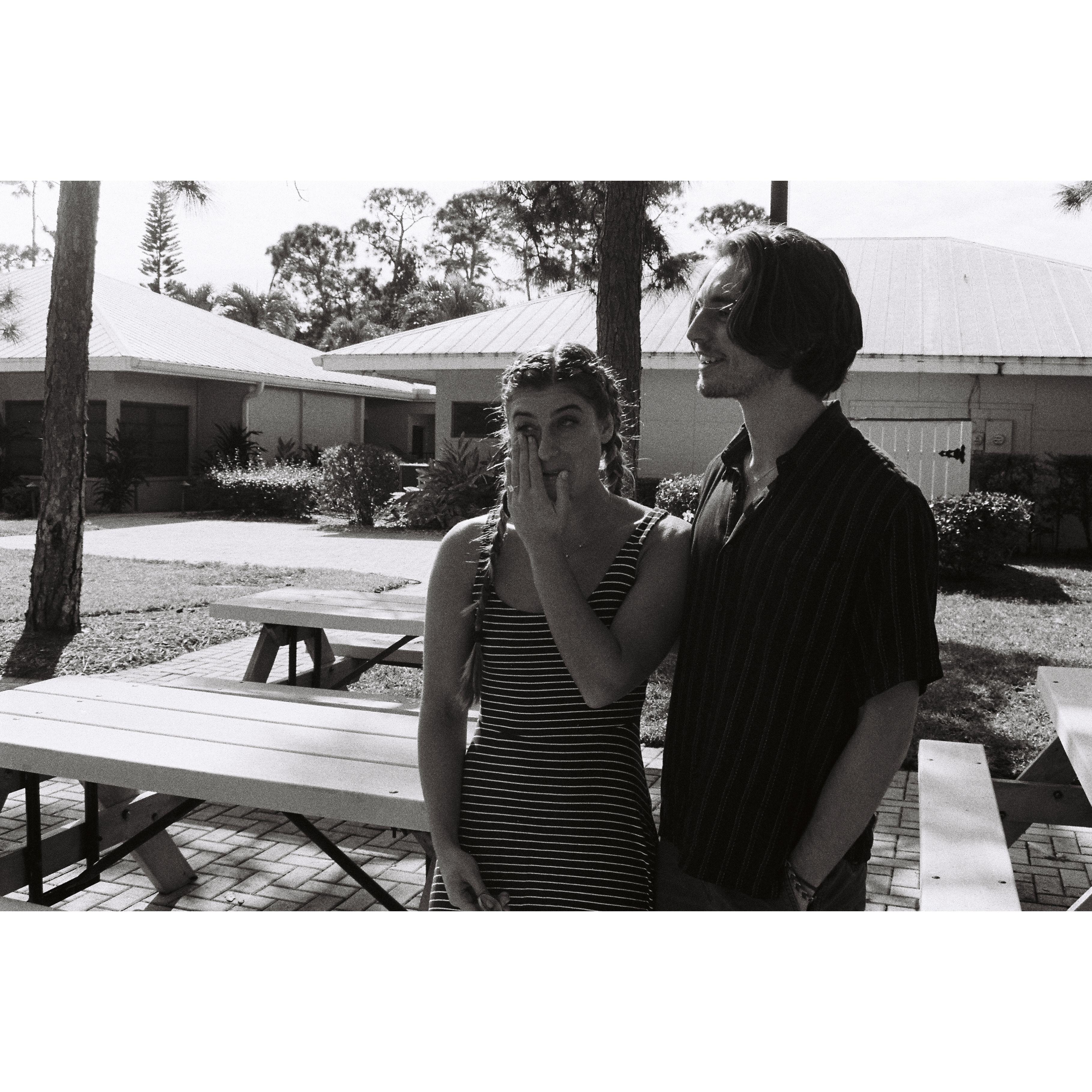 Hannah couldn't stop crying