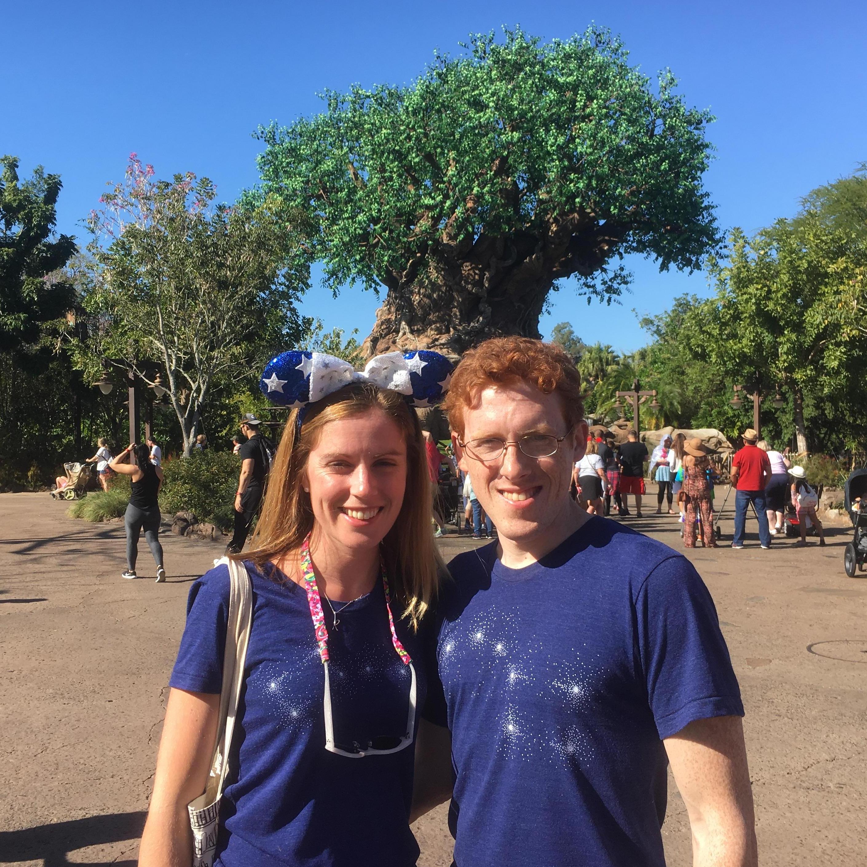 On one of our many trips to Disney World back in 2017.