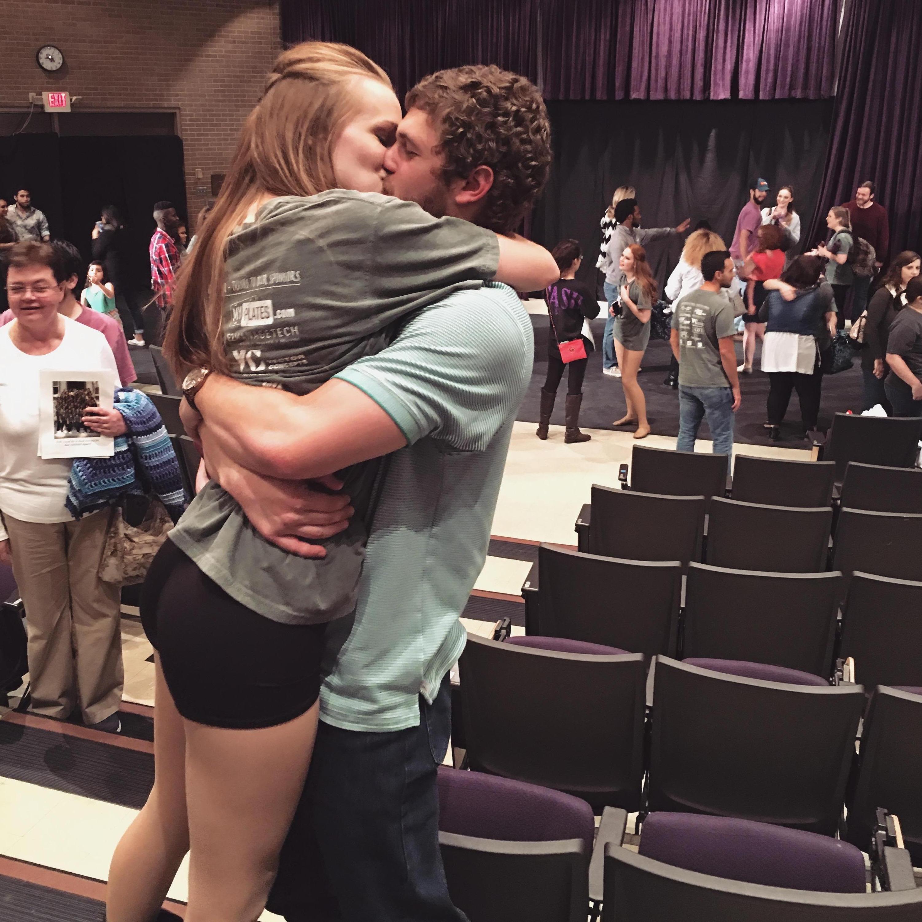 Brandon's first Dancers Against Cancer show, Nov 2016