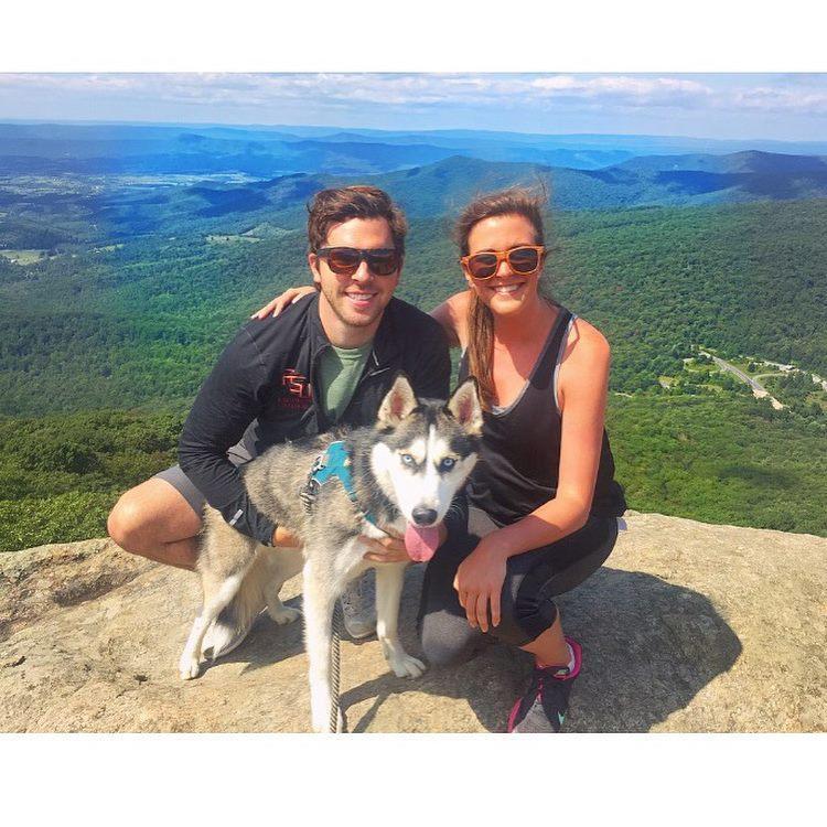 Hiking in Shenandoah with Spade!