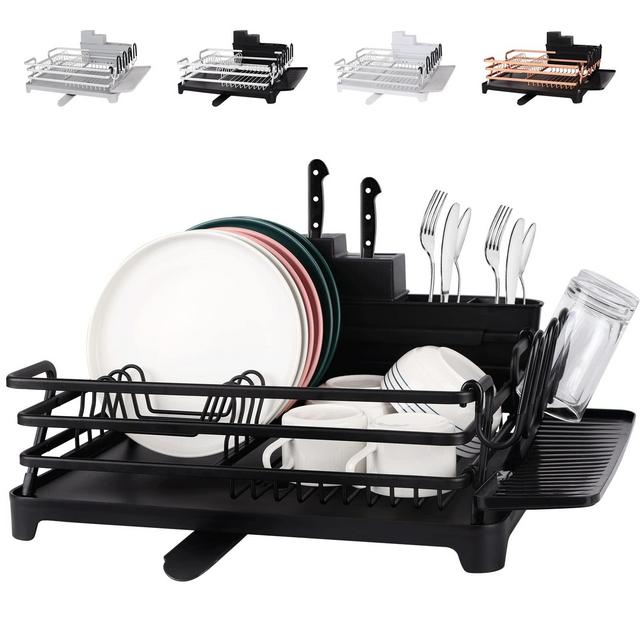 ROTTOGOON Aluminum Dish Drying Rack, Rustproof