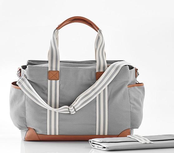 Pottery Barn: Classic Diaper Bag (Grey)