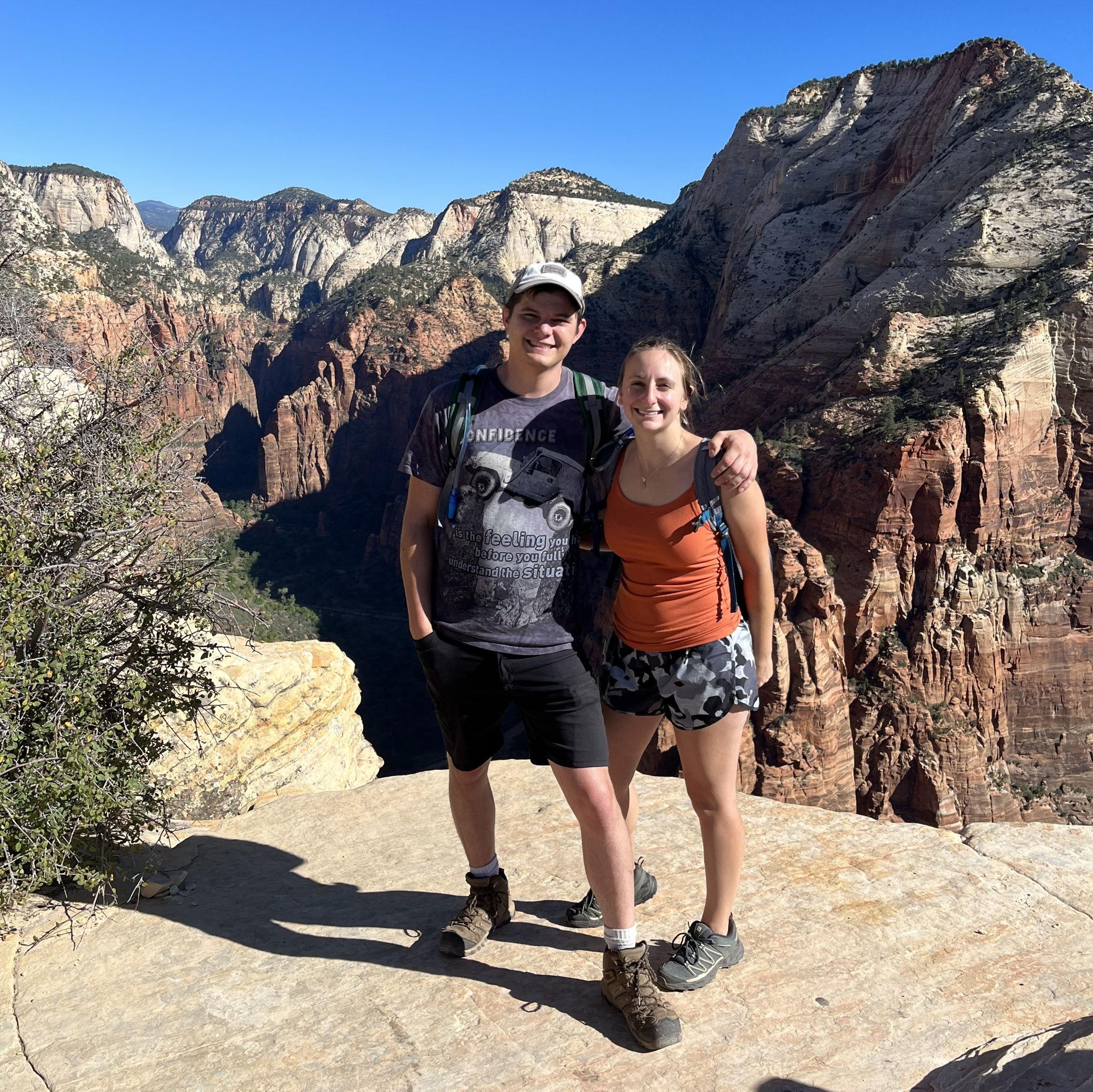 James and Cassie got lucky and won the lottery (literally) to be able to hike this popular trail in Zion National Park in 2022.