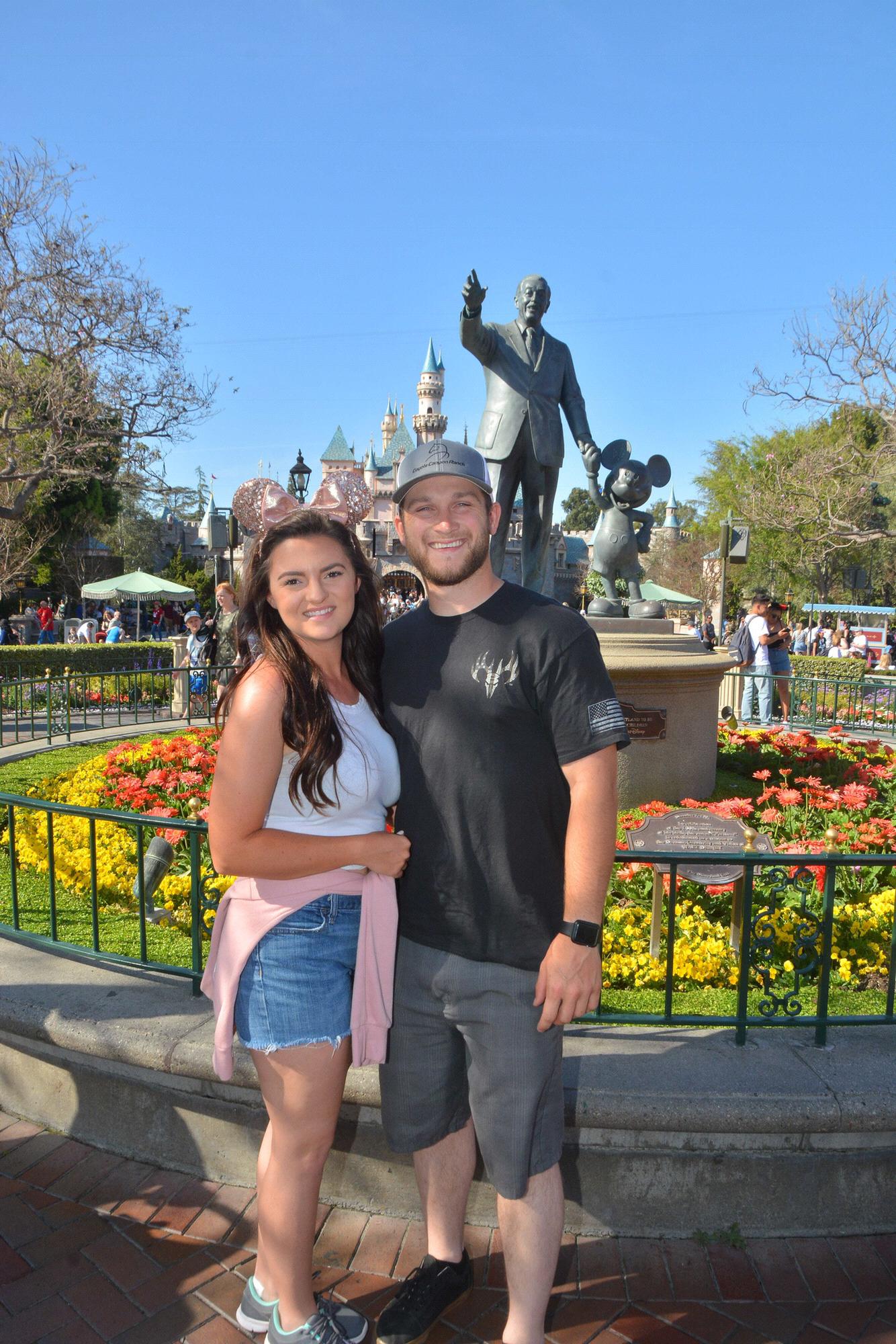 First Disneyland trip together