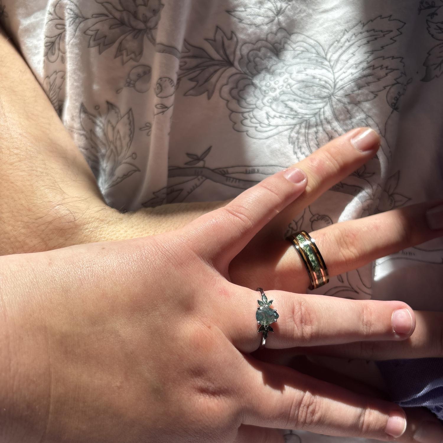 We got our rings!