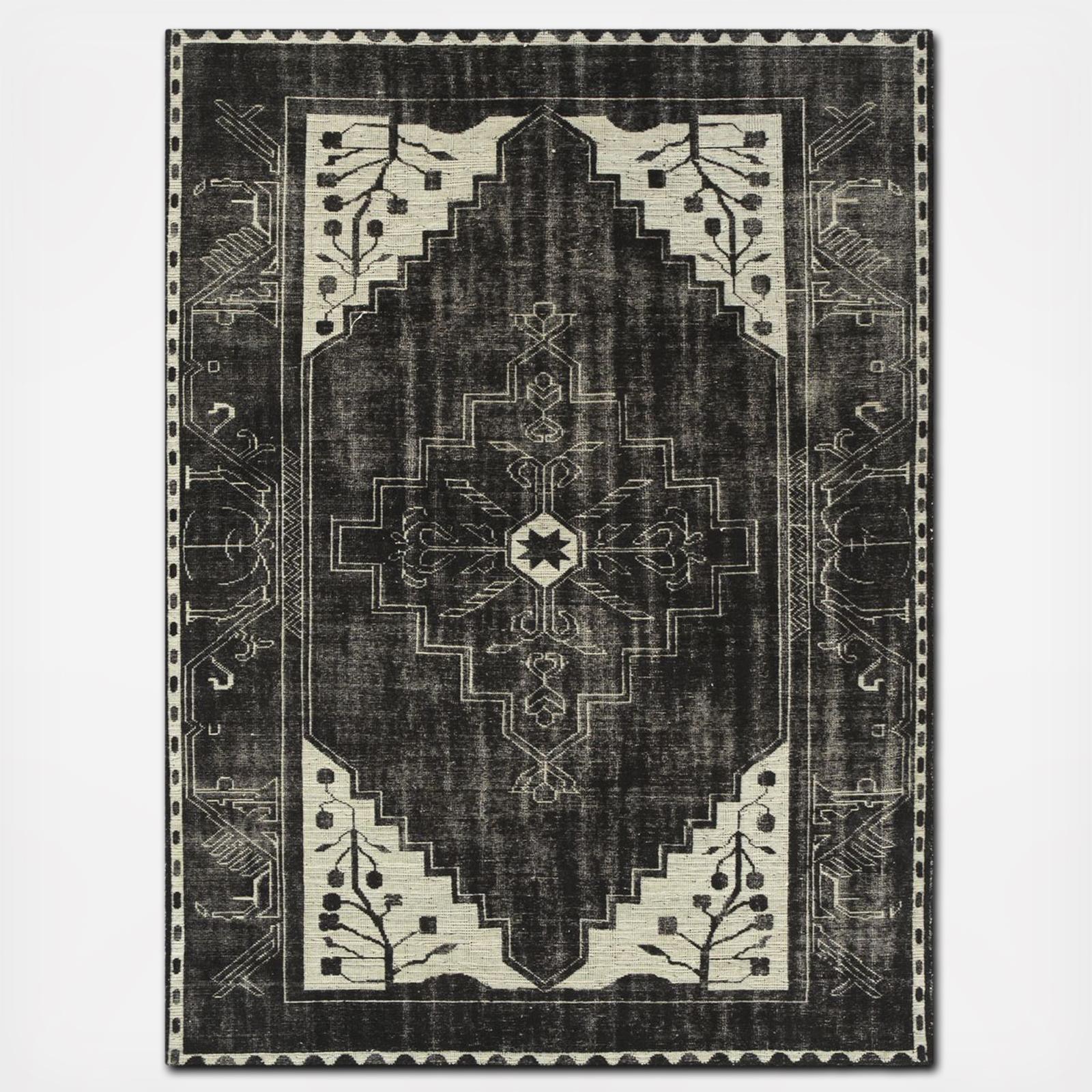 Anice Black Hand Knotted Oriental-Style Runner Rug 2.5'x7' + Reviews