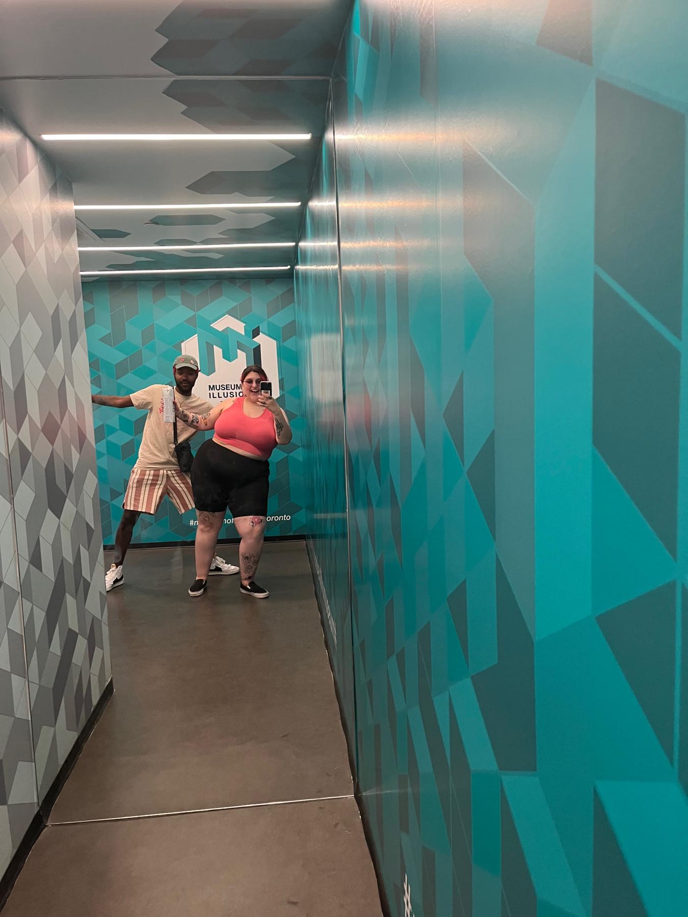 The illusions museum in Toronto. The weekend X proposed. May 2022