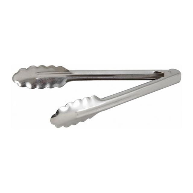 Winco Utility Tongs Heavyweight Stainless Steel - 7"