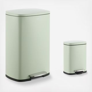 2-Piece Connor Can With Soft-Close Lid Set