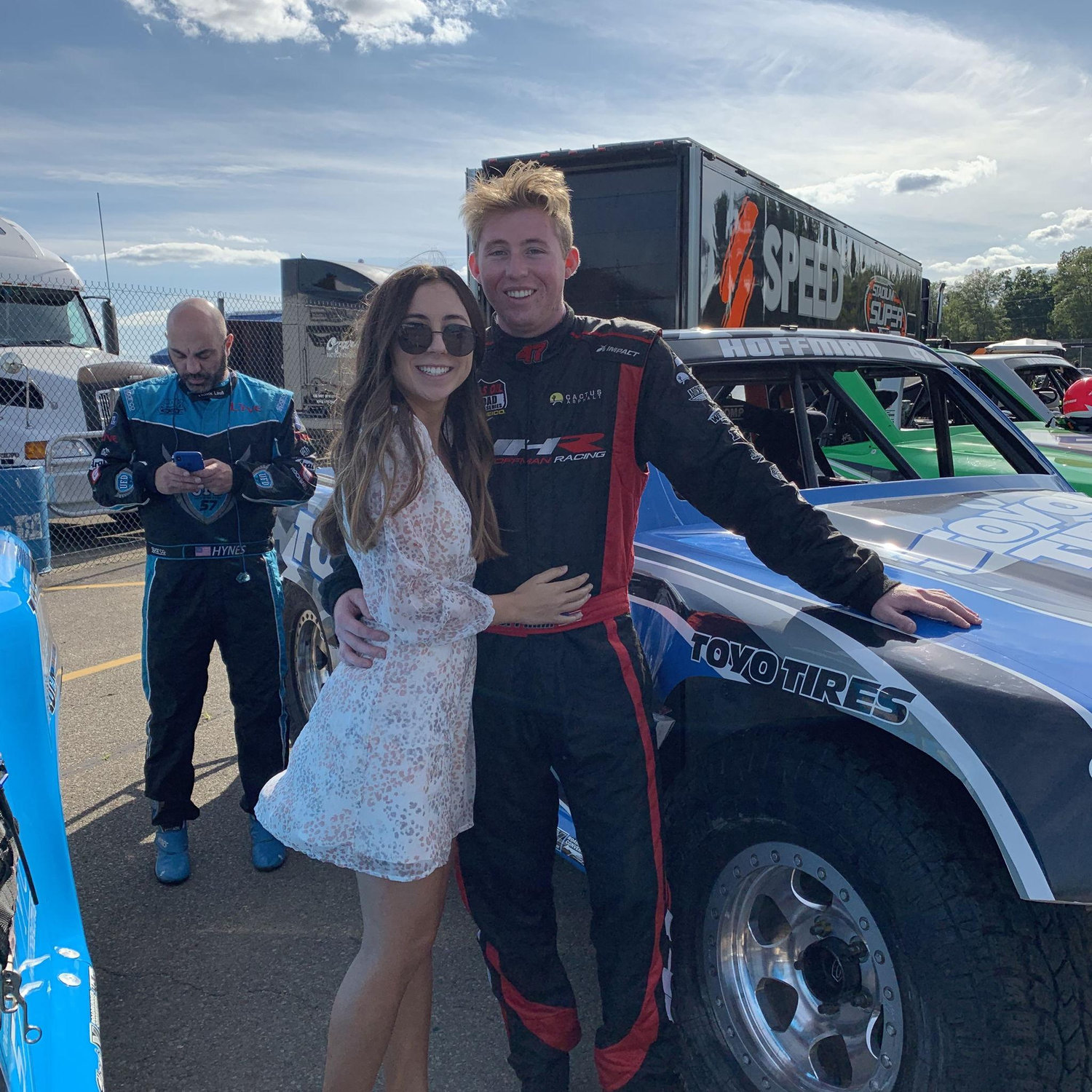 I am so glad we met before he stopped racing. These race days are some of our favorite memories