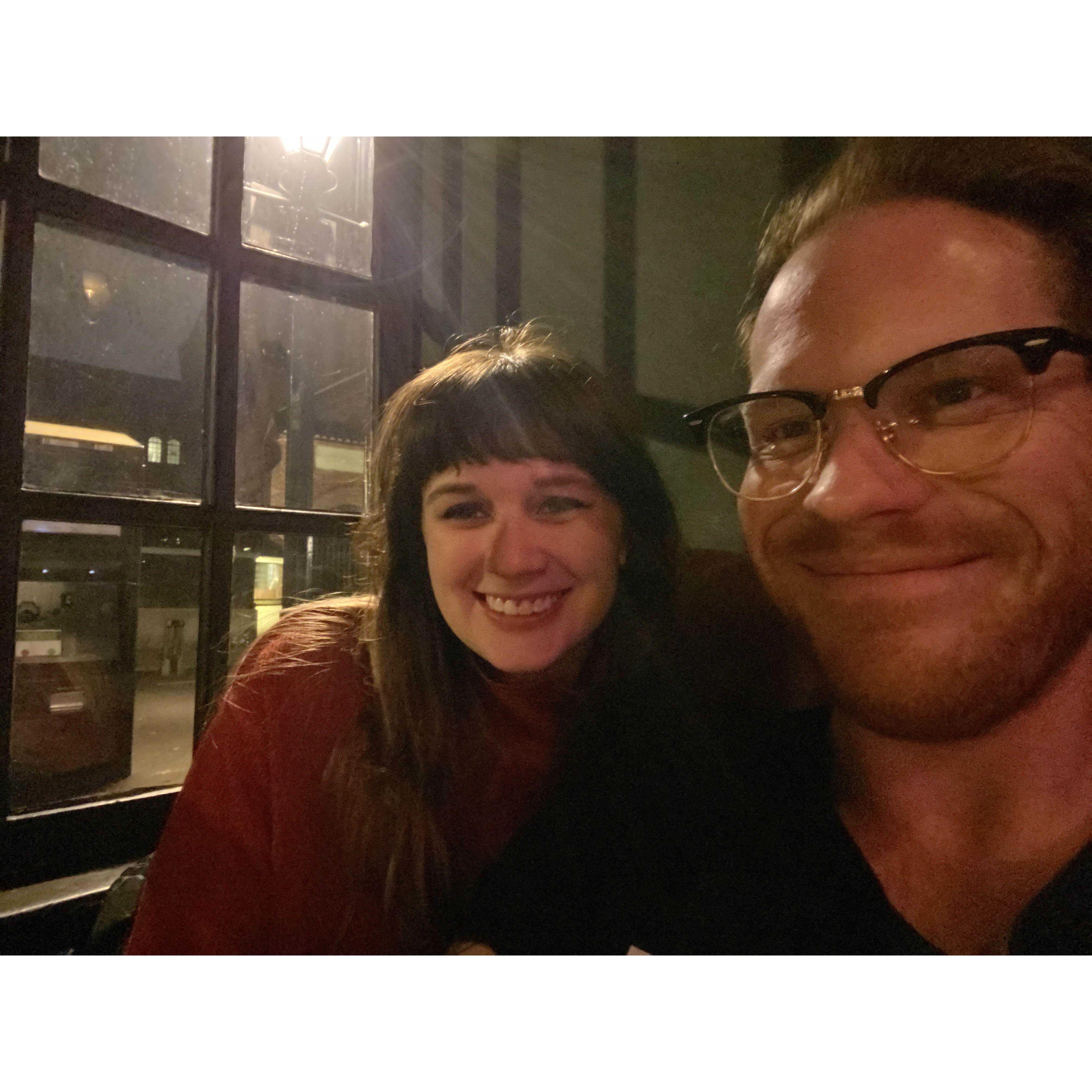 Our first night in London!