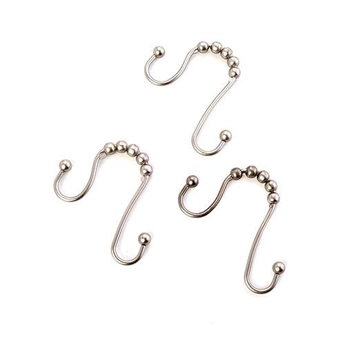 Melody Double Roller Shower Curtain Hooks