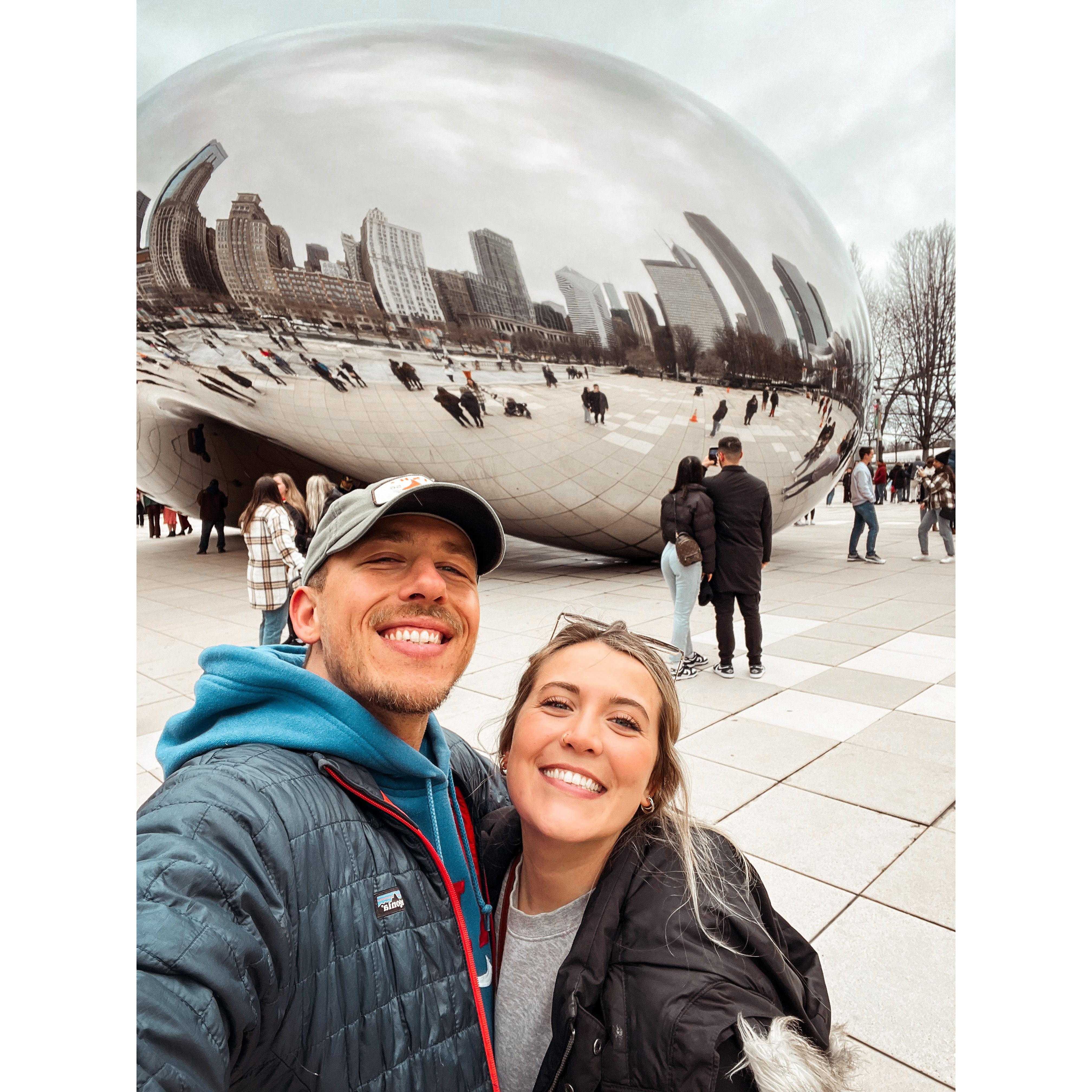 The first trip we took together was a Chicago road trip