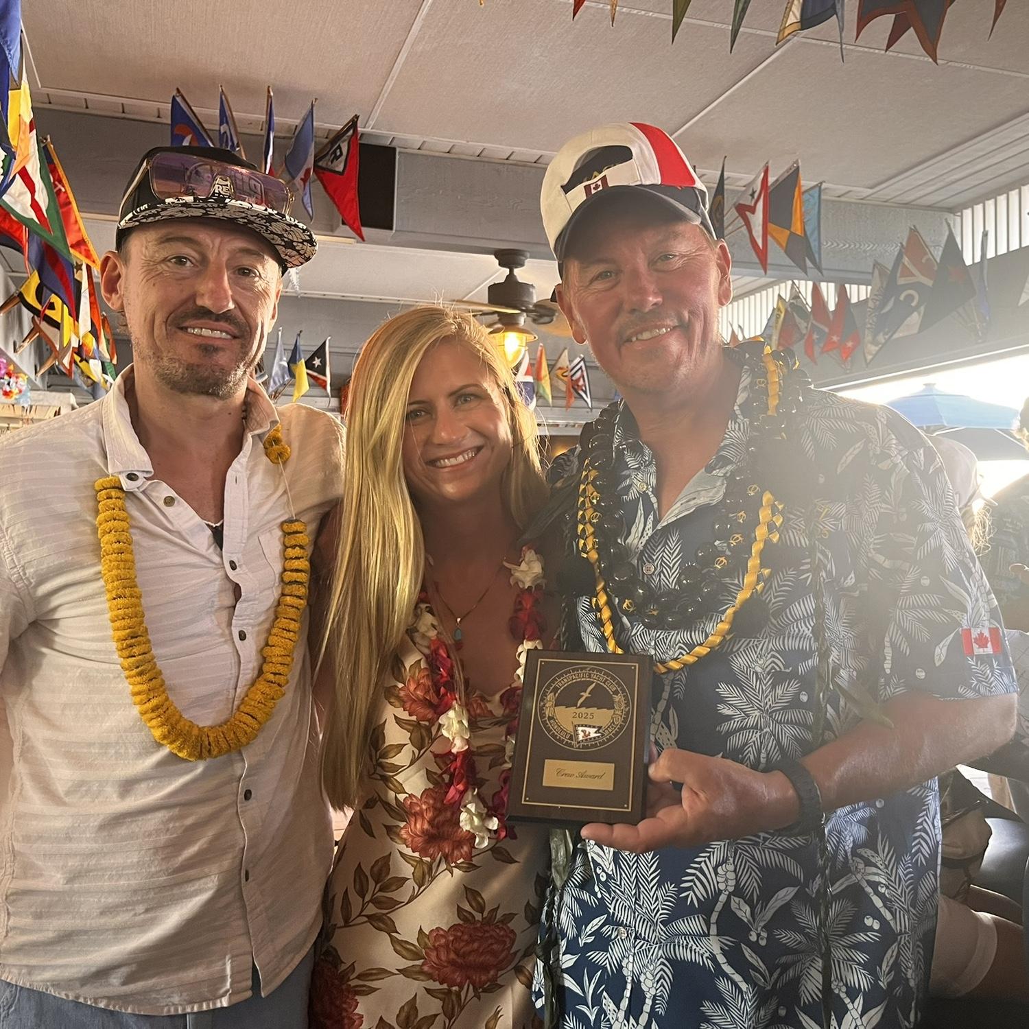 2025 Transpac Finish, Hawai'i Yacht Club, Oahu, HI with Mikey
