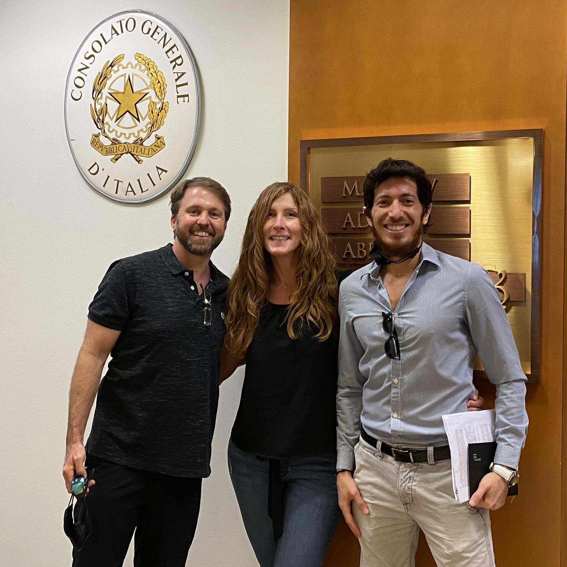 Rocco, our interpreter Italian consulate Atto Nottorio