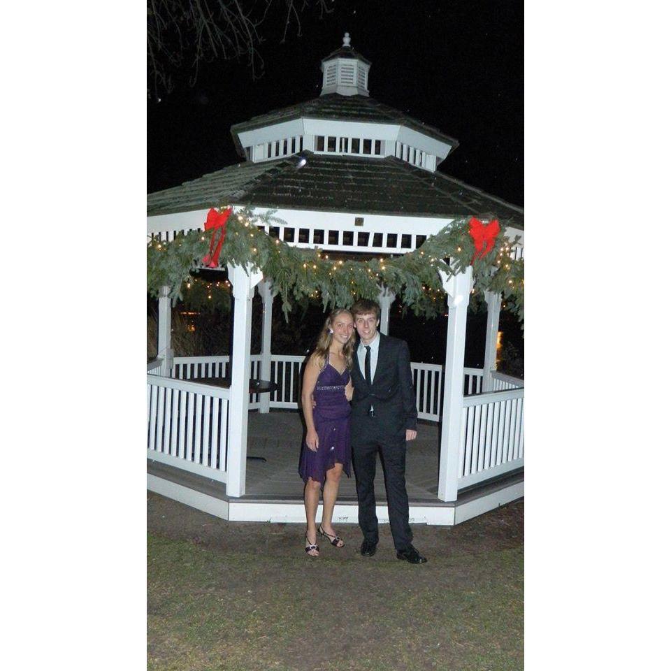 The first time we were at The Abbey together!