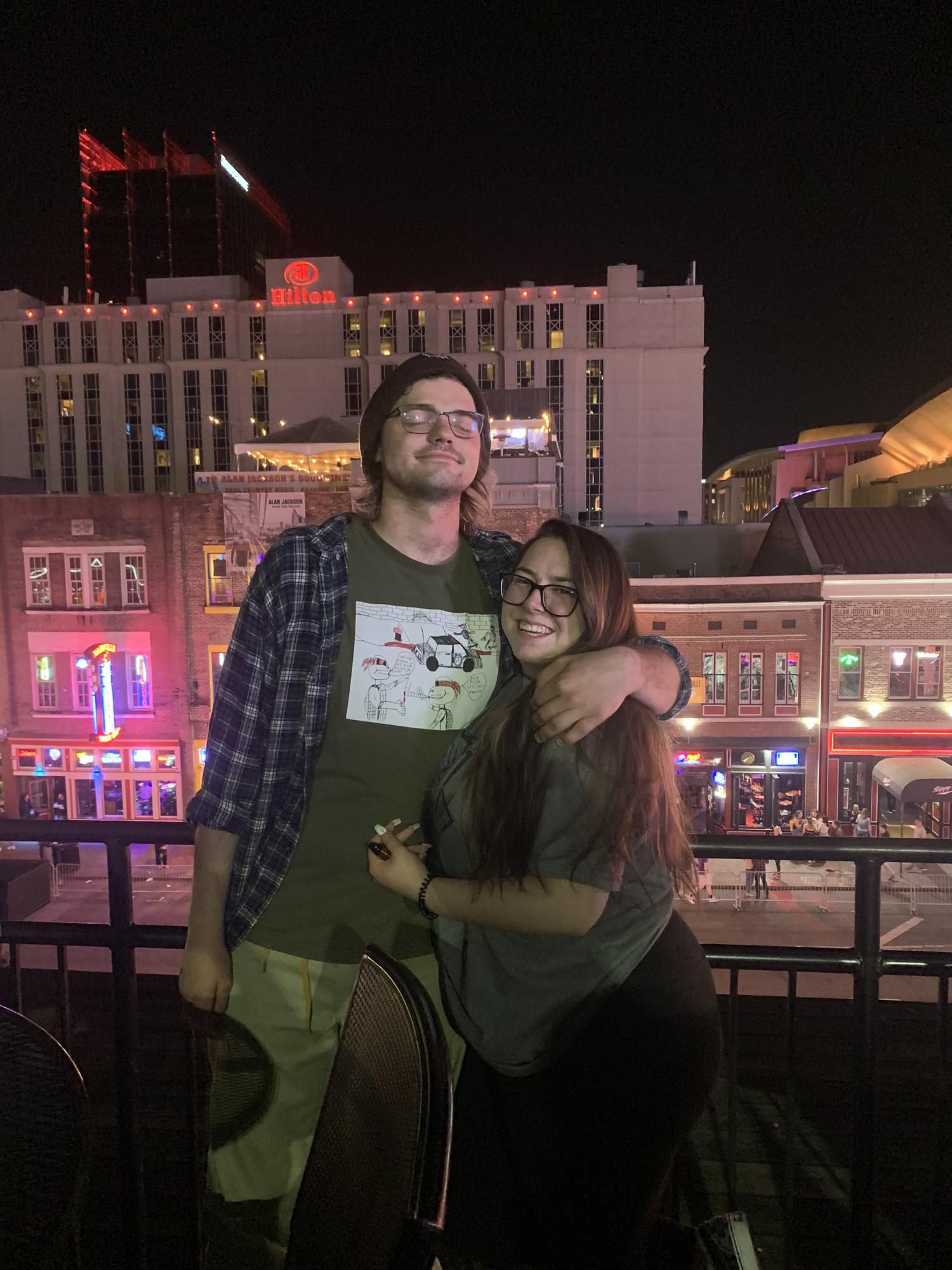 Taken shortly after we found the key to our car on our first Nashville trip :)