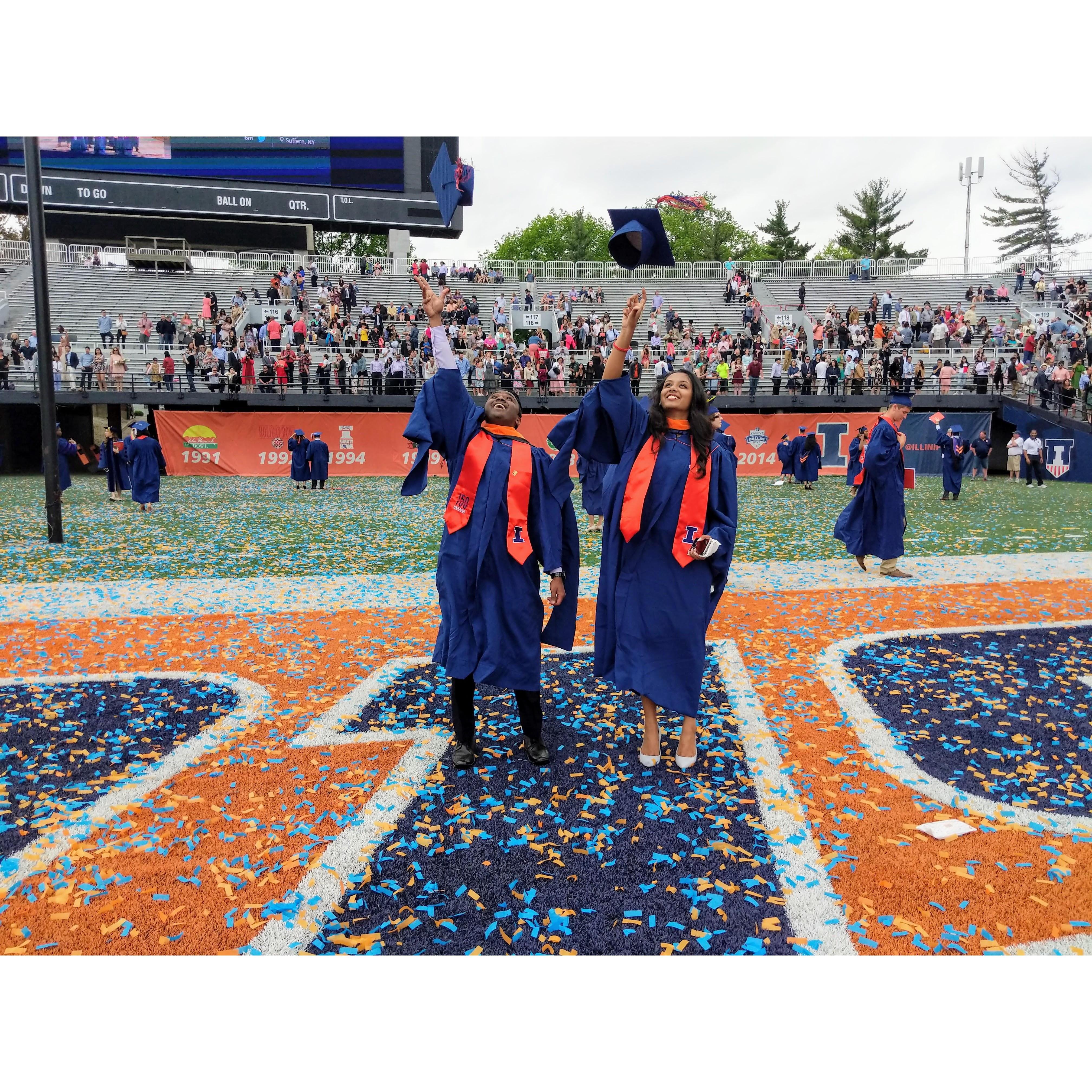 Celebrating our graduation together