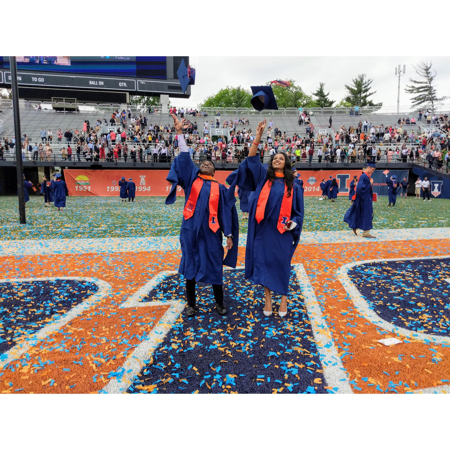 Celebrating our graduation together