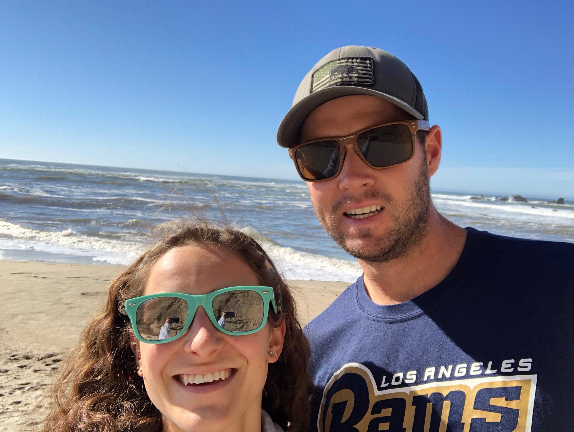 Exploring beaches on summer road trips