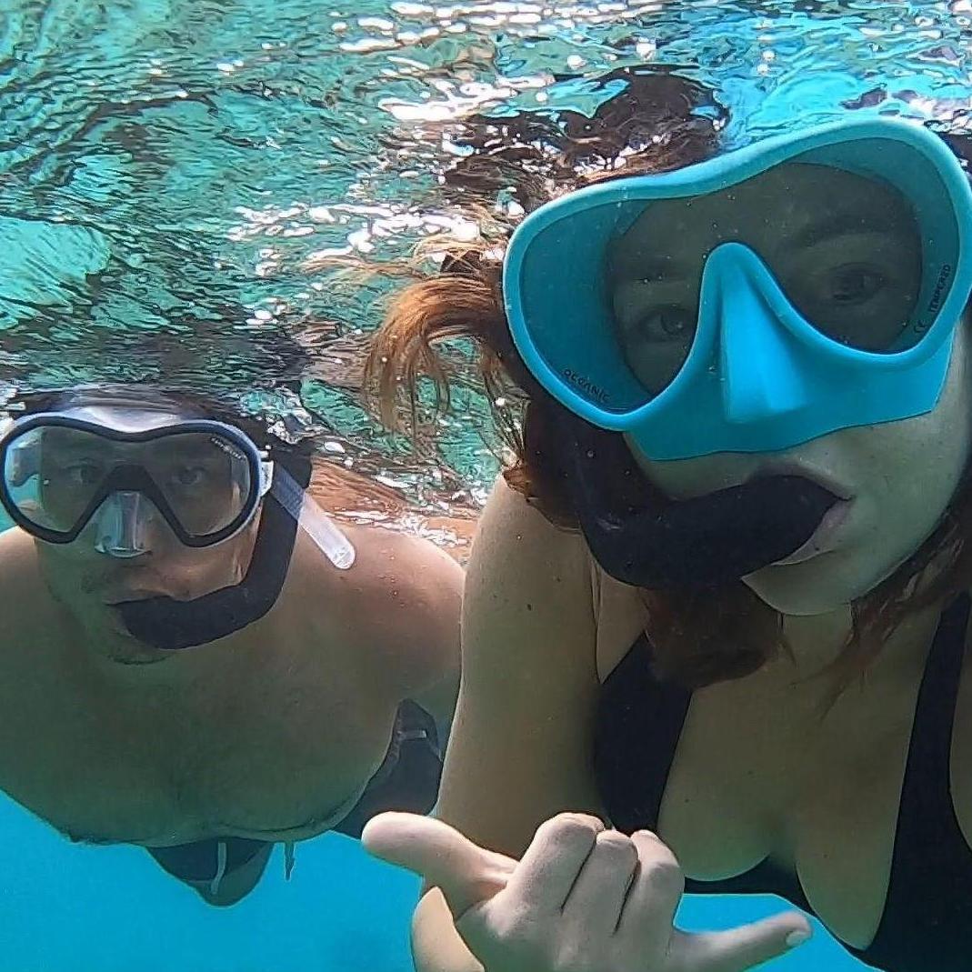 Reilly grew up doing water activities and was beyond thrilled when Carder took the plunge.