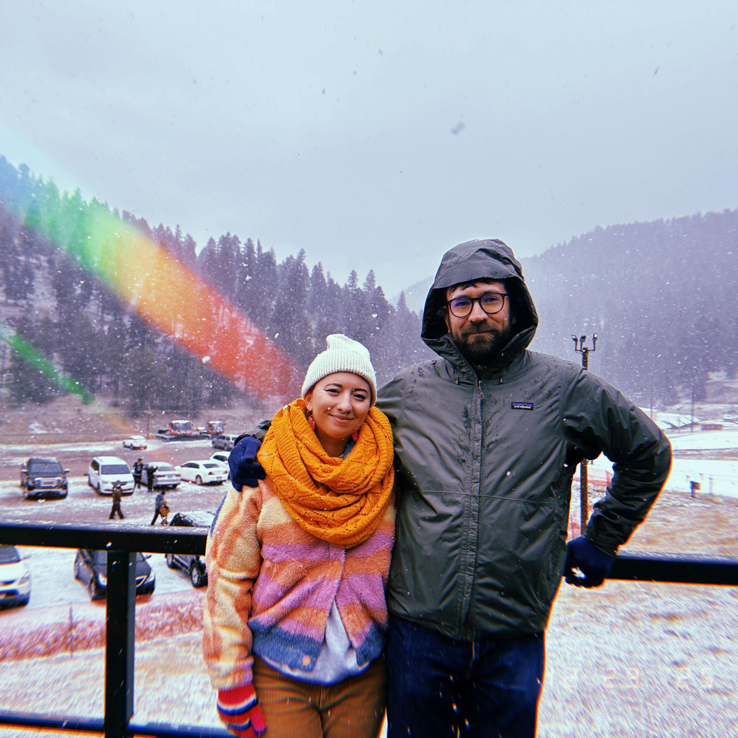 snow in Cloudcroft, NM