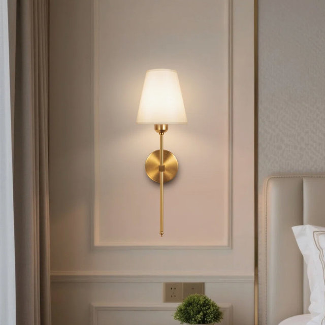 Cordless Rechargeable Wall Sconces with Remote Control, 8000mAh Battery, 24-72H Runtime, Adjustable Color Temperature, for Bedroom Living Room Hallway (Set of 2) - Gold