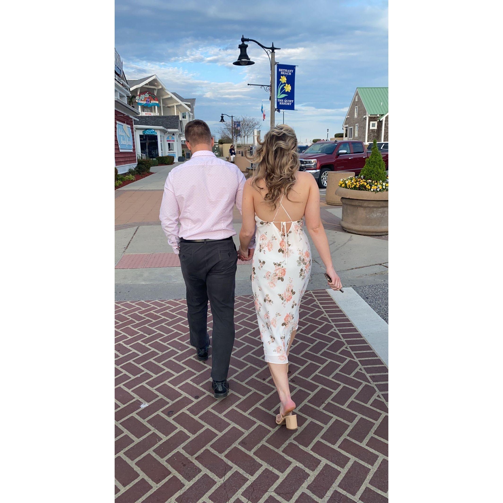 Before the proposal and Sabrina was clueless