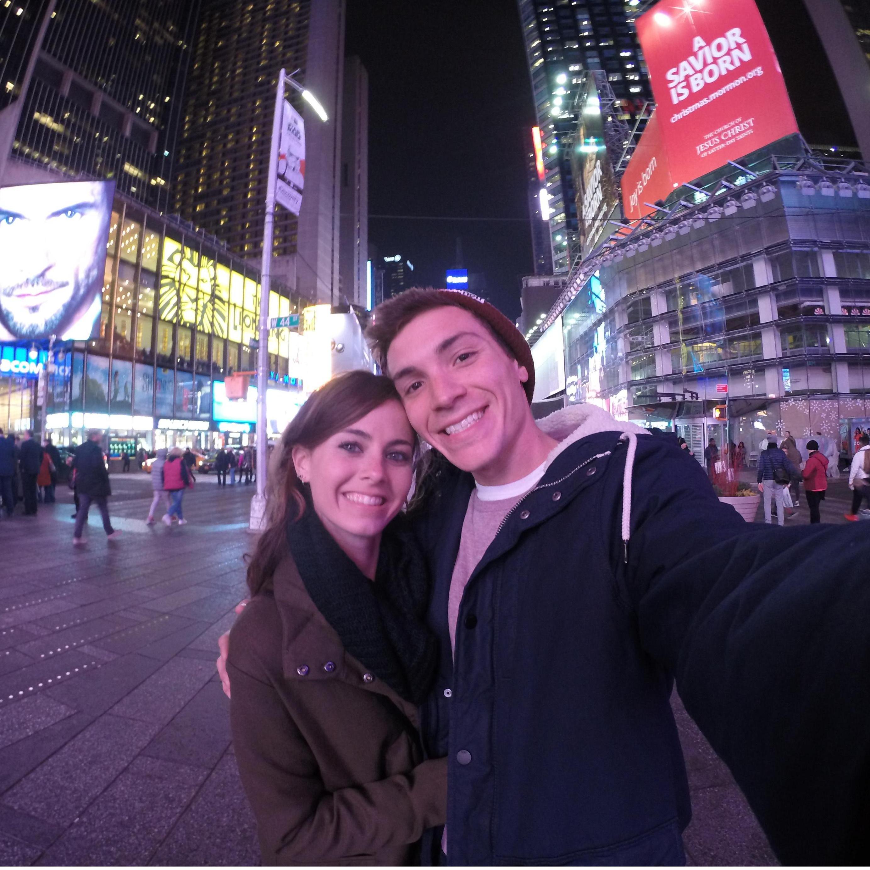 Our first trip to New York together.