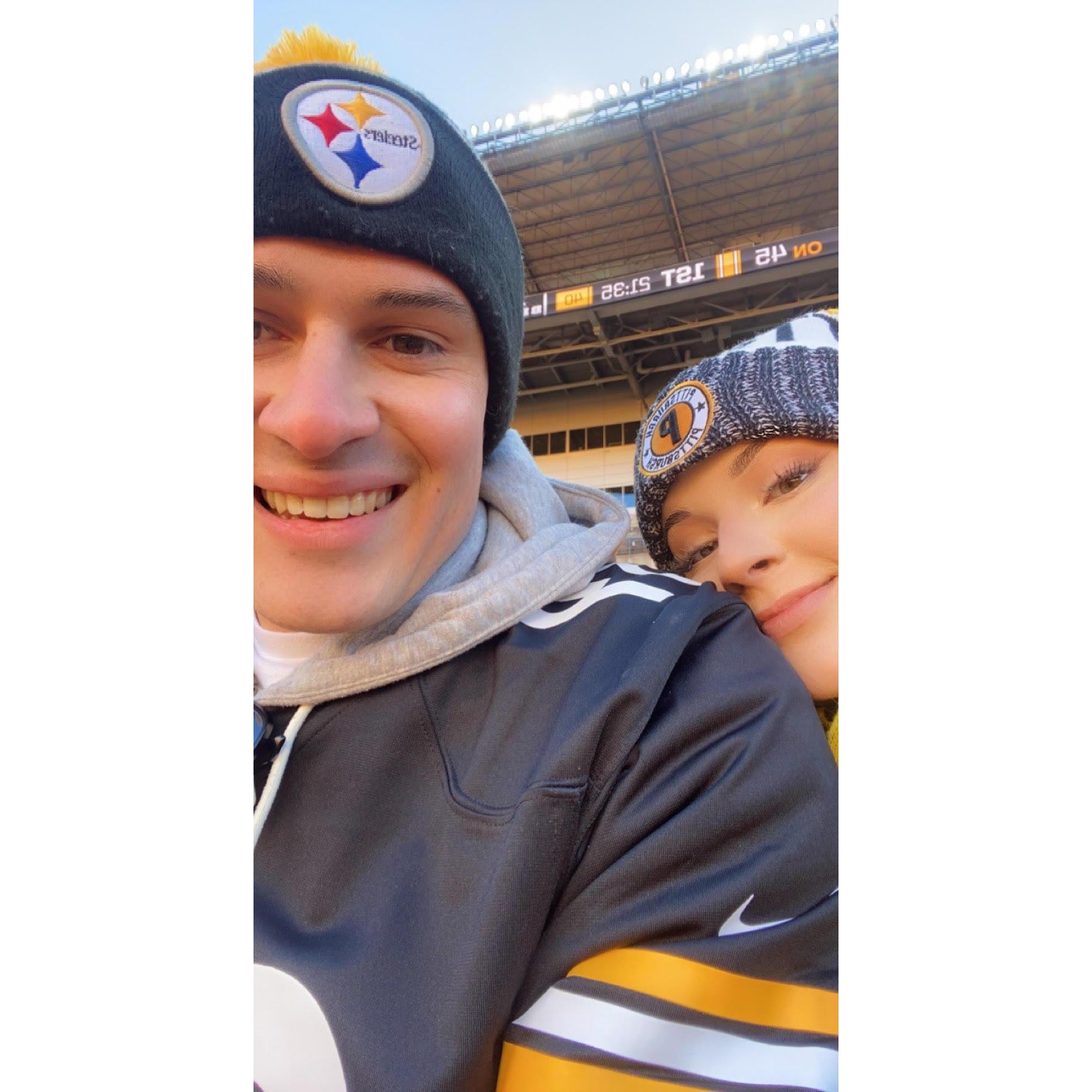 From our first Pittsburgh Steelers home game!