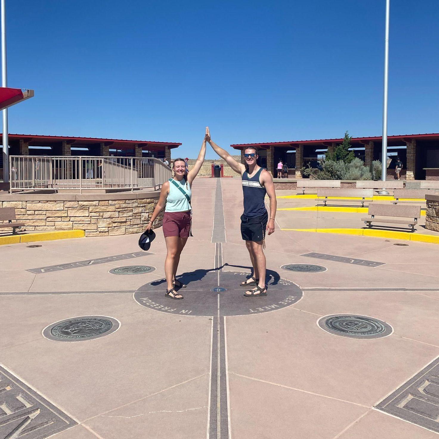 Four Corners National Monument - 4 states at once!