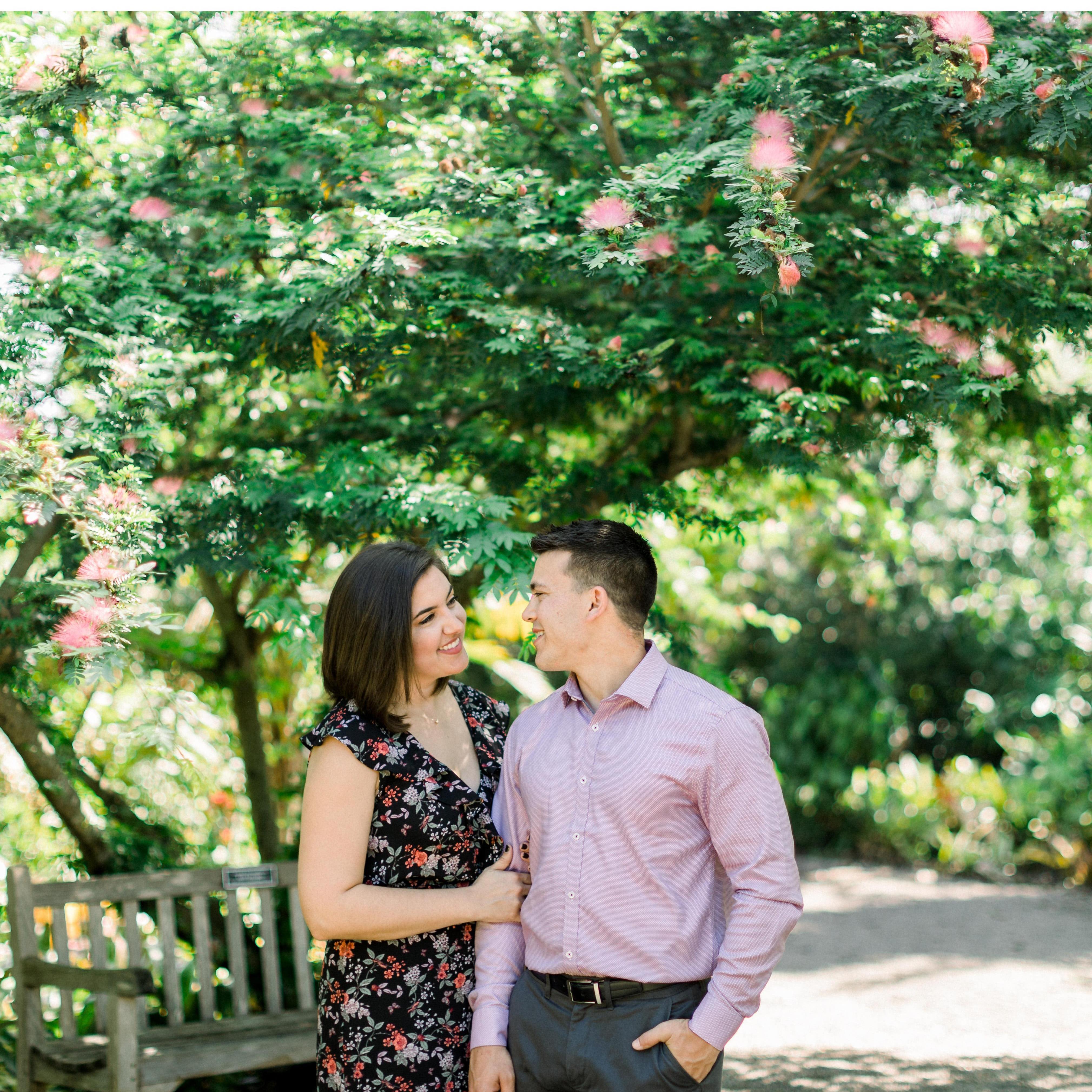 Engagement Photo Session at the Naples Botanical Garden